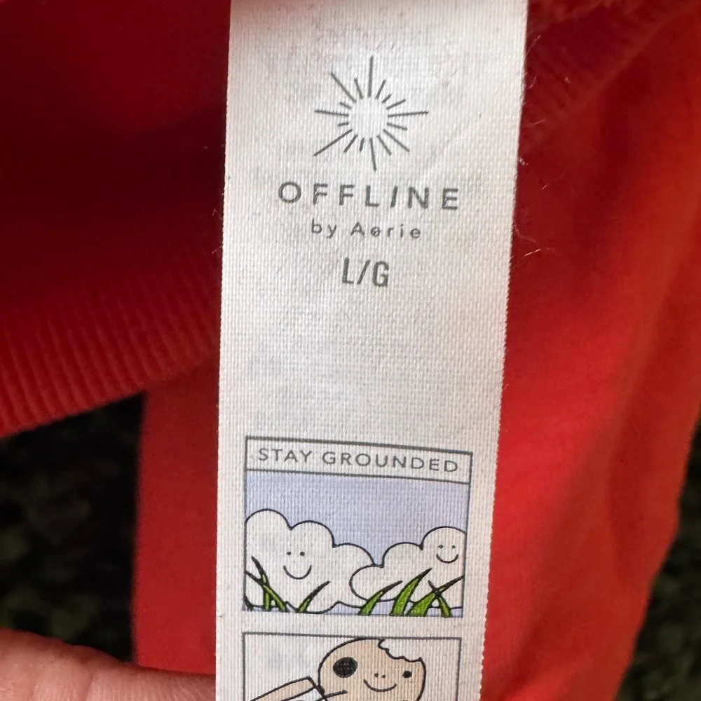 AERIE  Throw-Back Corset Cropped Quarter Zip PULLOVER/SWEATSHIRT - Picture 9 of 11